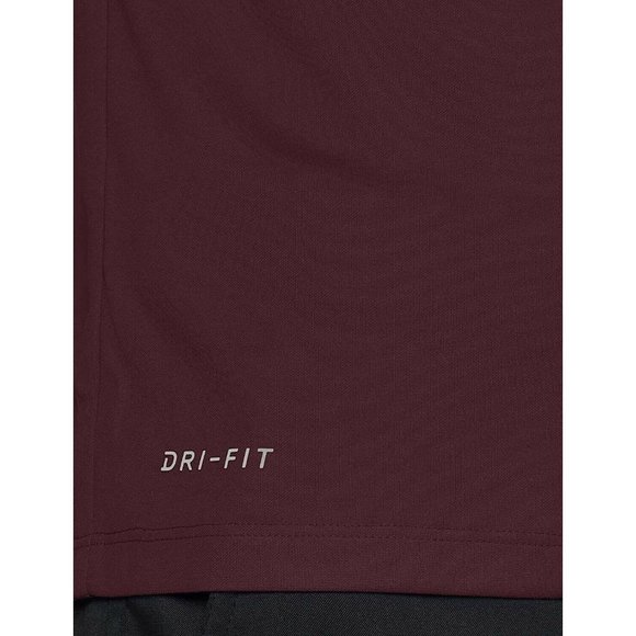 Nike Dry Victory Men’s Golf Polo (Burgundy Crush/Black, Small US) 891881-652 NEW - Picture 4 of 4
